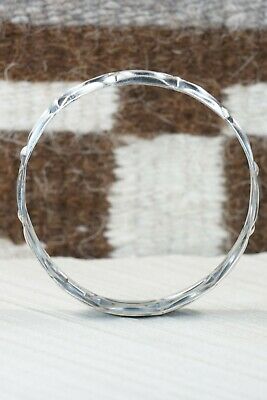 Navajo Sterling Silver Bangle Cuff - Tim Yazzie