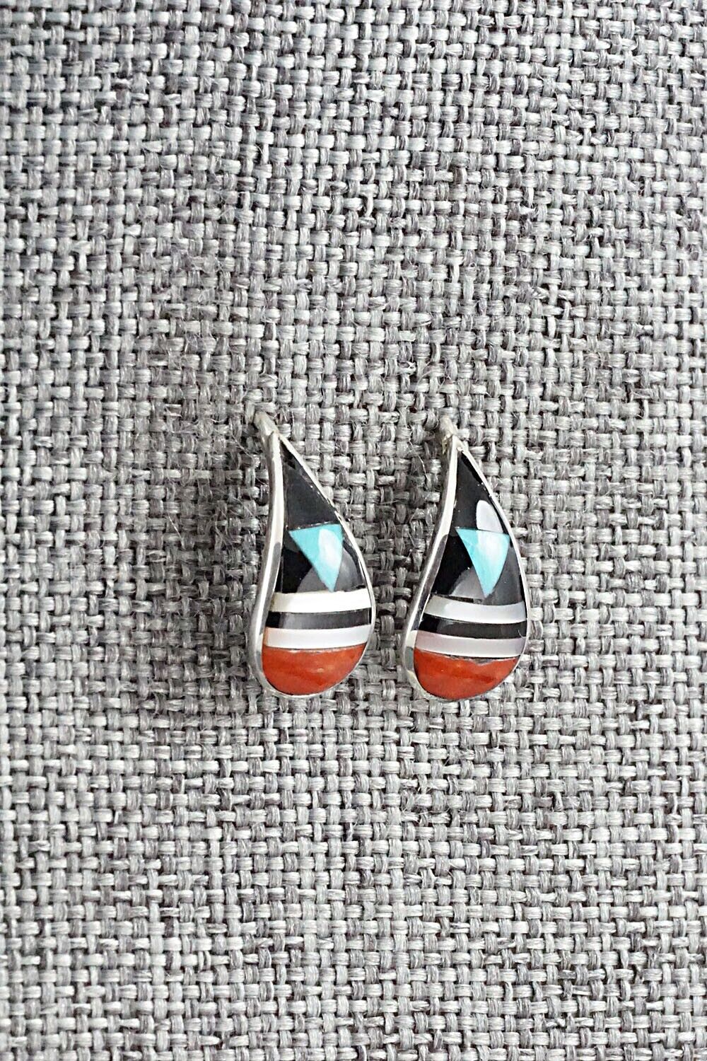 Multi Stone & Sterling Silver Earrings - Bernadette Boone