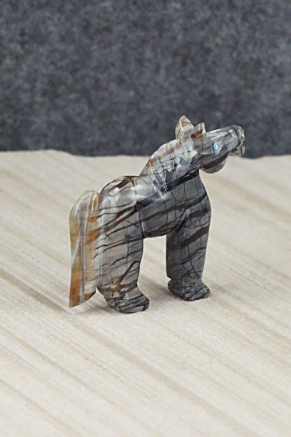 Horse Navajo Fetish Carving - Albert Livingston