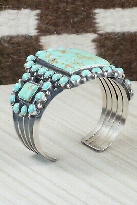Turquoise & Sterling Silver Bracelet - Anthony Skeets