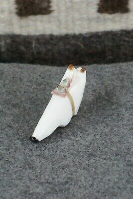Wolf Zuni Fetish Carving - Delvin Leekya