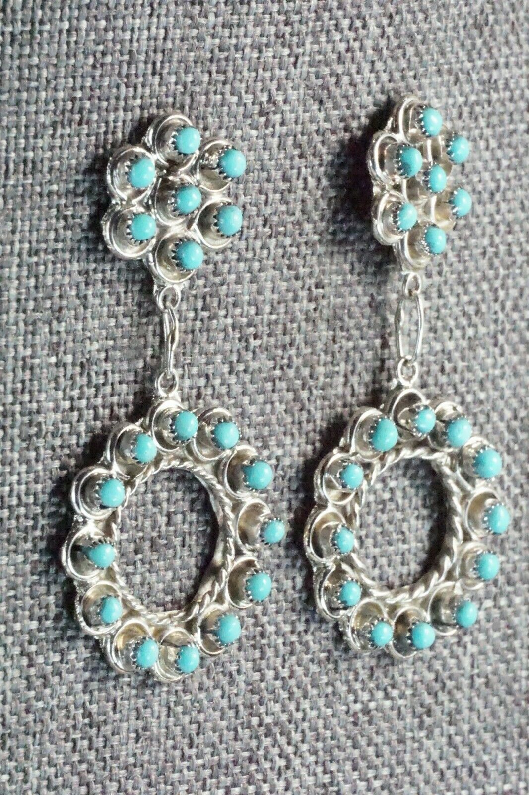 Turquoise & Sterling Silver Earrings - Waylon Johnson