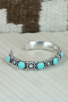 Turquoise & Sterling Silver Bracelet - Bobby Platero