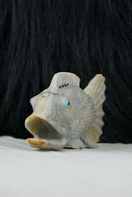 Bass Fish Zuni Fetish - Glendon Lasiloo - High Lonesome Trading