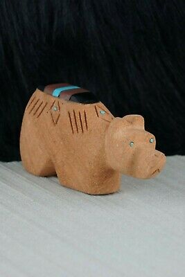 Bear Zuni Fetish Carving - Brandon Phillips - High Lonesome Trading