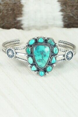 Turquoise & Sterling Silver Bracelet - Roberta Begay