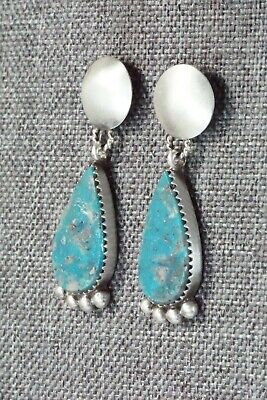 Turquoise & Sterling Silver Earrings - Selina Warner