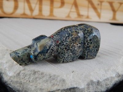 Bear Zuni Fetish Carving - Native American - High Lonesome Trading