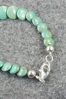 Turquoise & Sterling Silver Necklace - Navajo