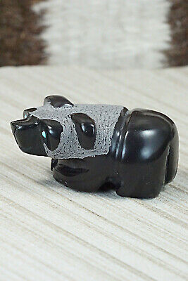 Bear Zuni Fetish Carving - Reynold Lunasee