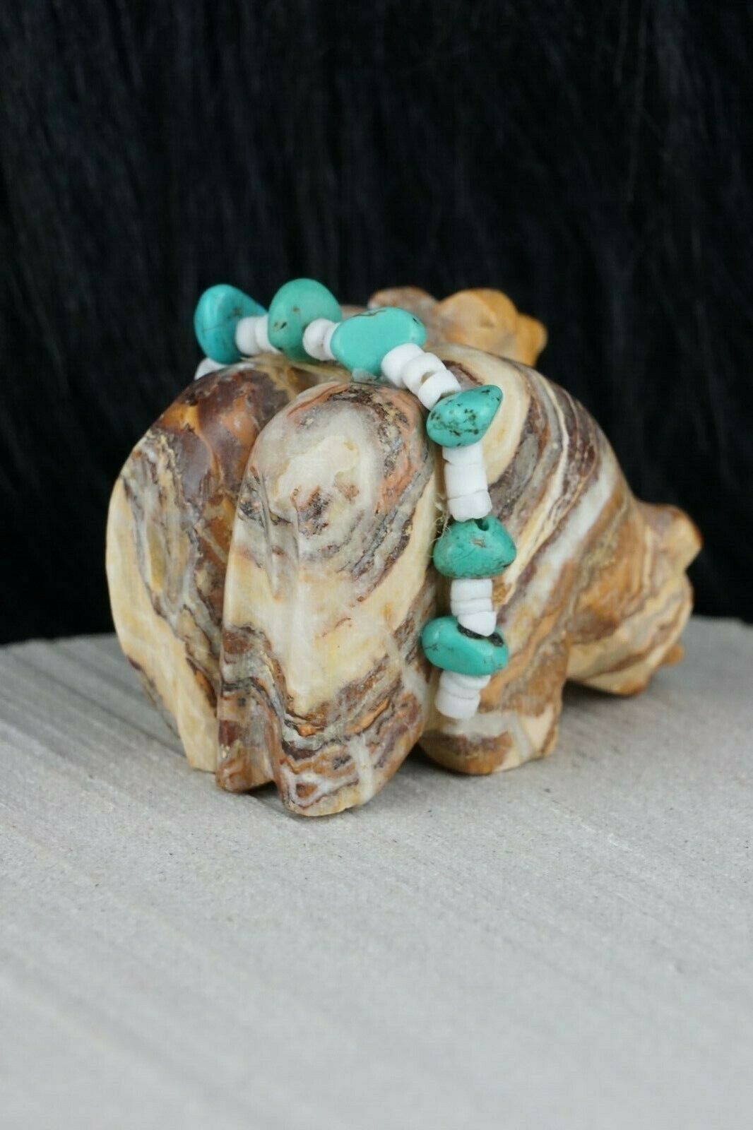 Bear Zuni Fetish Carving - Tim Lementino - High Lonesome Trading