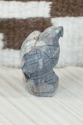 Eagle Zuni Fetish Carving - Derrick Kaamasee