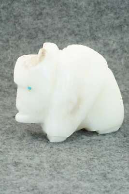 Buffalo Zuni Fetish Carving - Gilbert Lonjose
