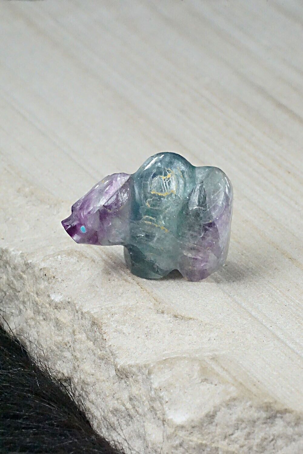 Bear Zuni Fetish Carving - Ed Lementino