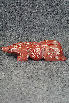 Mole Zuni Fetish Carving - Adrian Cachini