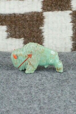 Buffalo Zuni Fetish Carving - Andres Quandelacy