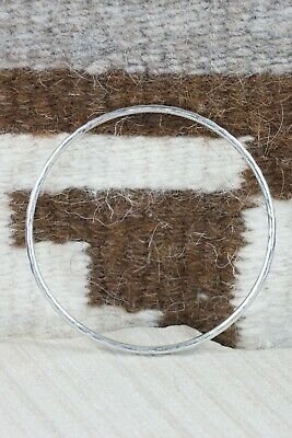 Navajo Sterling Silver Bangle Cuff - Elaine Tahe