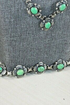 Navajo Turquoise & Sterling Silver Jewelry Set - Hubert Etsitty