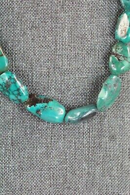 Turquoise & Sterling Silver Necklace - Navajo