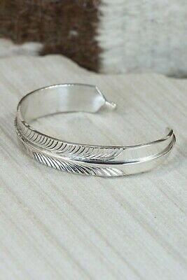 Navajo Sterling Silver Bracelet - Chris Charley
