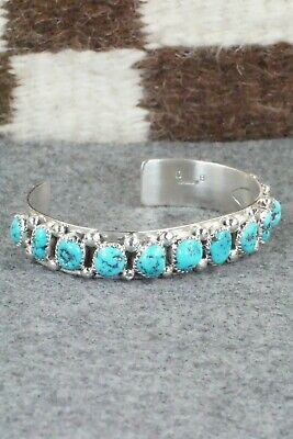 Turquoise and Sterling Silver Bracelet - Darleen Begay