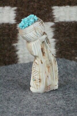Corn Maiden Zuni Fetish Carving - Carl Etsate
