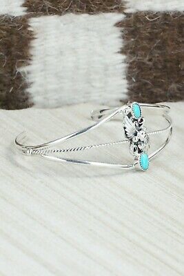 Turquoise and Sterling Silver Bracelet - Roger Pino
