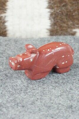 Pig Zuni Fetish Carving - Brandon Phillips