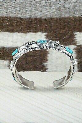 Turquoise & Sterling Silver Bracelet - Henry Attakai