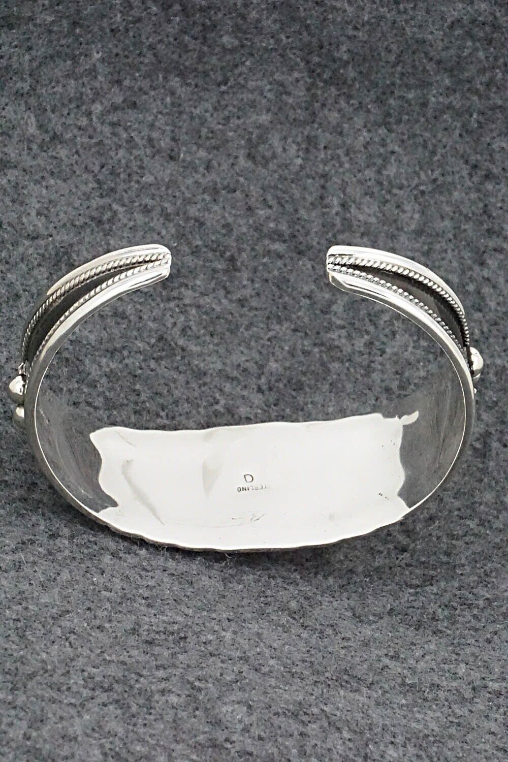 White Buffalo & Sterling Silver Bracelet - Davey Morgan
