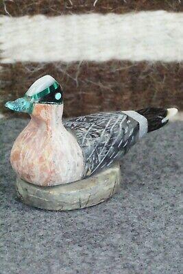 Duck Zuni Fetish Carving - Darrin Boone - High Lonesome Trading