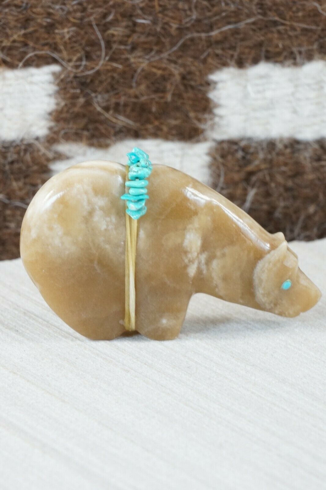 Bear Zuni Fetish Carving - Paulette Quam - High Lonesome Trading