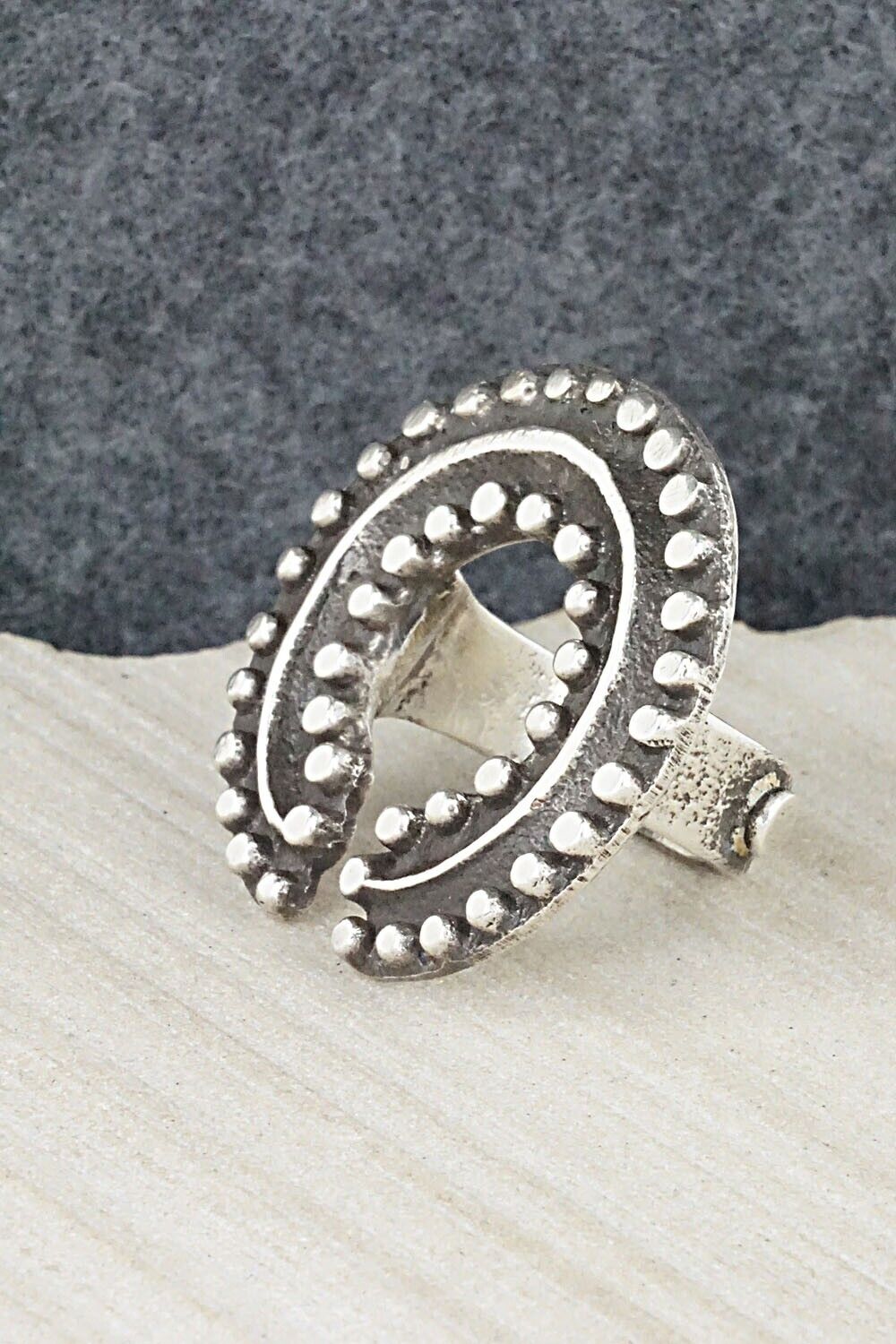 Sterling Silver Ring - Delbert Arviso - Size 8