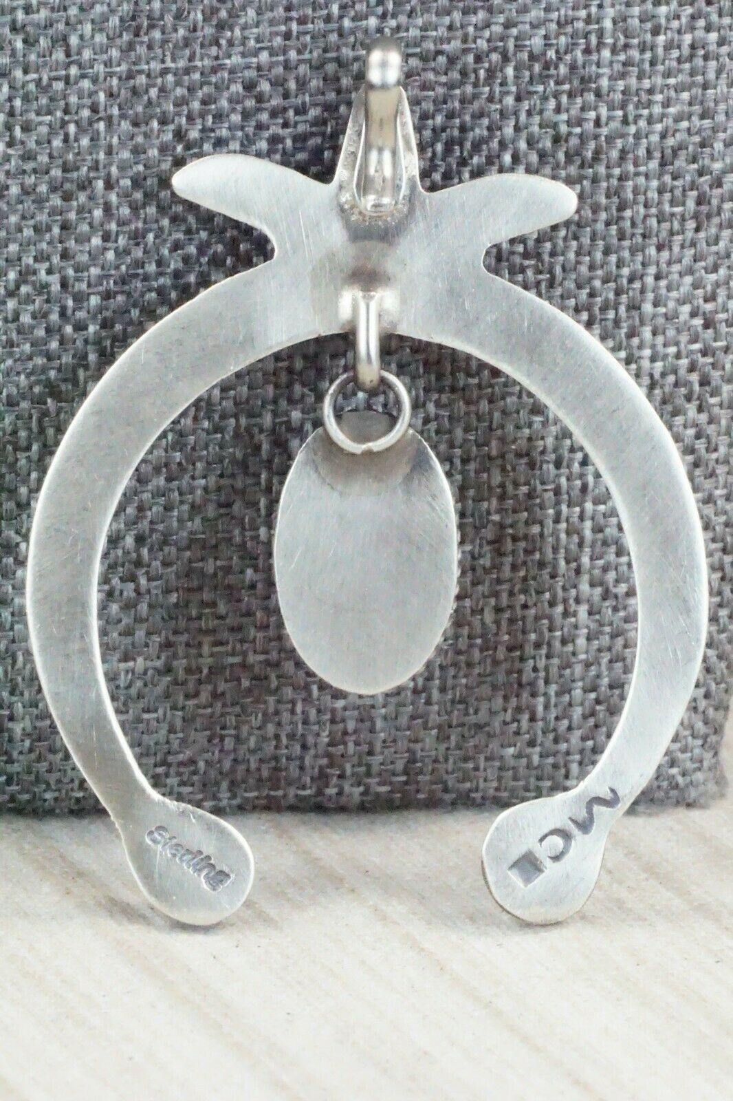 Turquoise and Sterling Silver Pendant - Martha Cayatineto - High Lonesome Trading