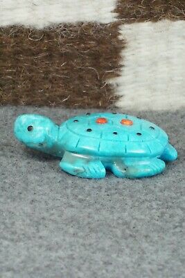 Turtle Zuni Fetish Carving - Reynold Lunasee