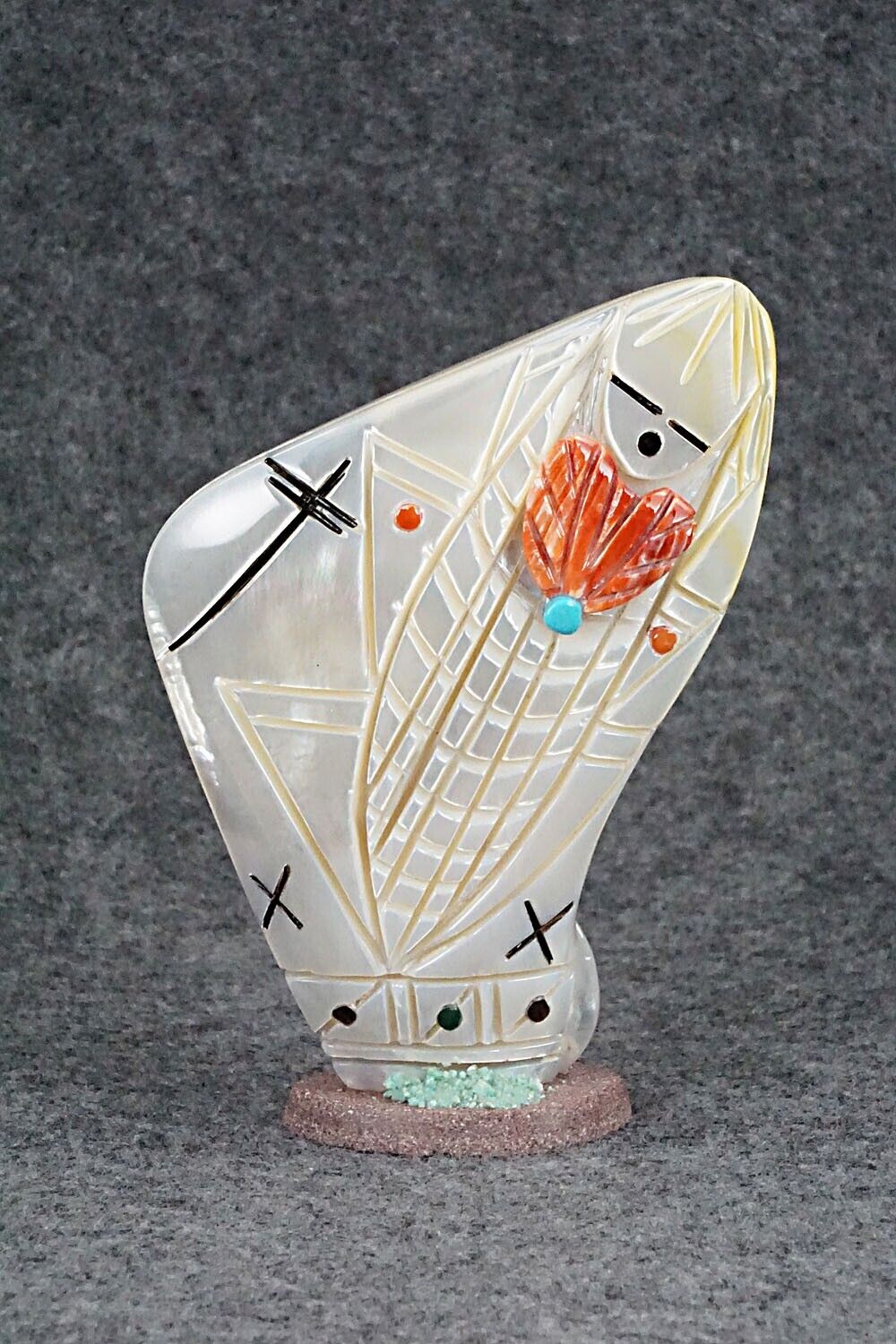Corn Maiden Zuni Fetish Carving - Vickie Quandelacy
