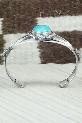 Turquoise & Sterling Silver Bracelet - Michael Calladitto