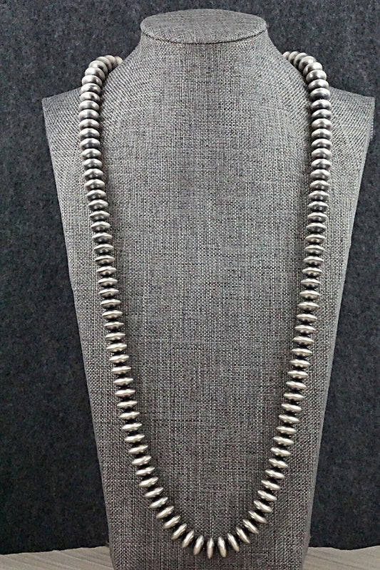 Sterling Silver Navajo Pearl Necklace - Jan Mariano