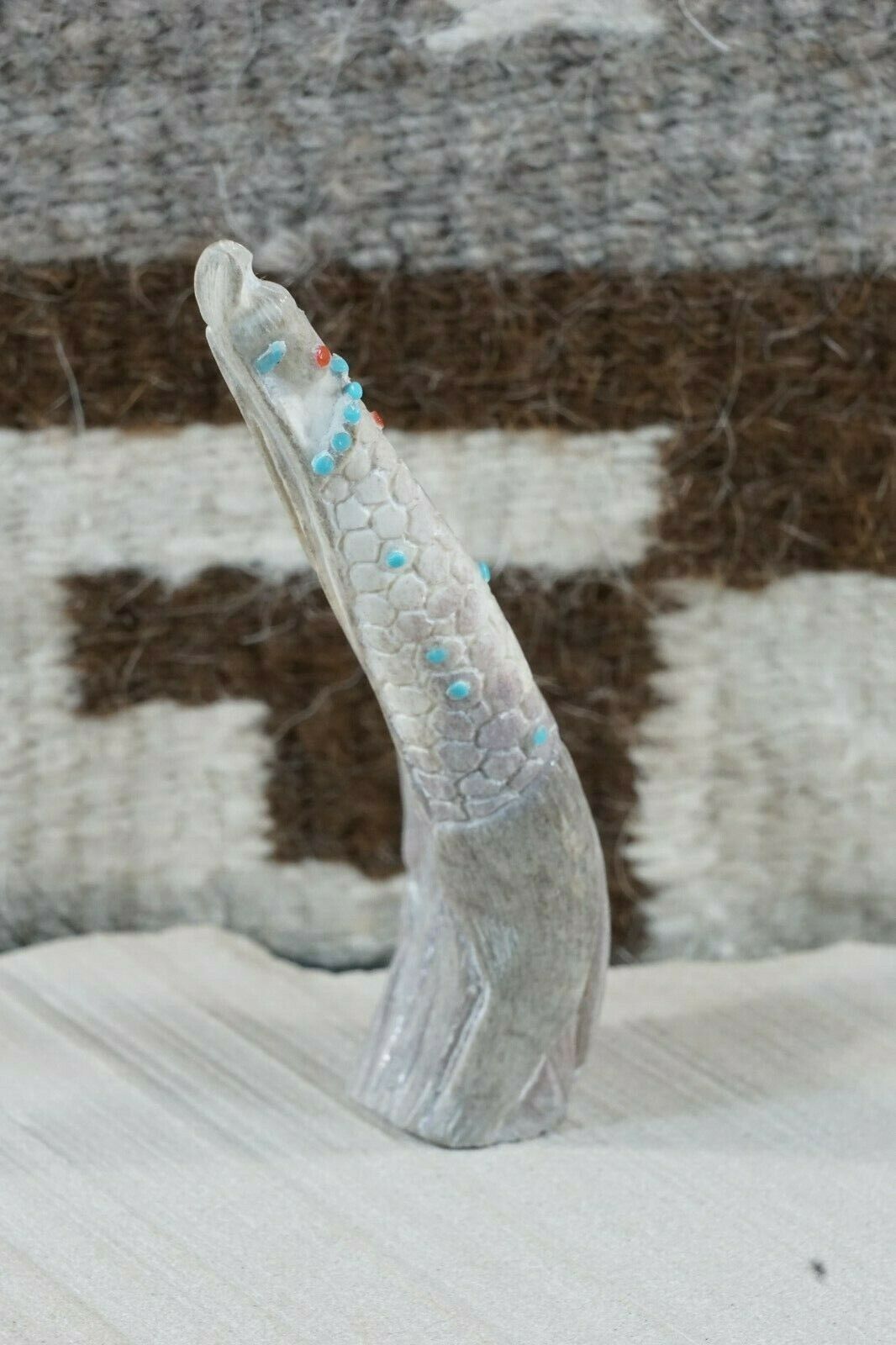 Corn Maiden Zuni Fetish Carving - Derrick Kaamasee - High Lonesome Trading