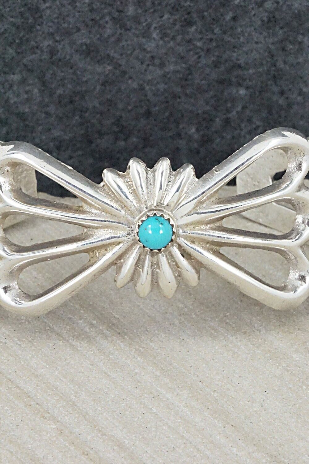 Turquoise & Sterling Silver Bracelet - Sheridan Bitsy