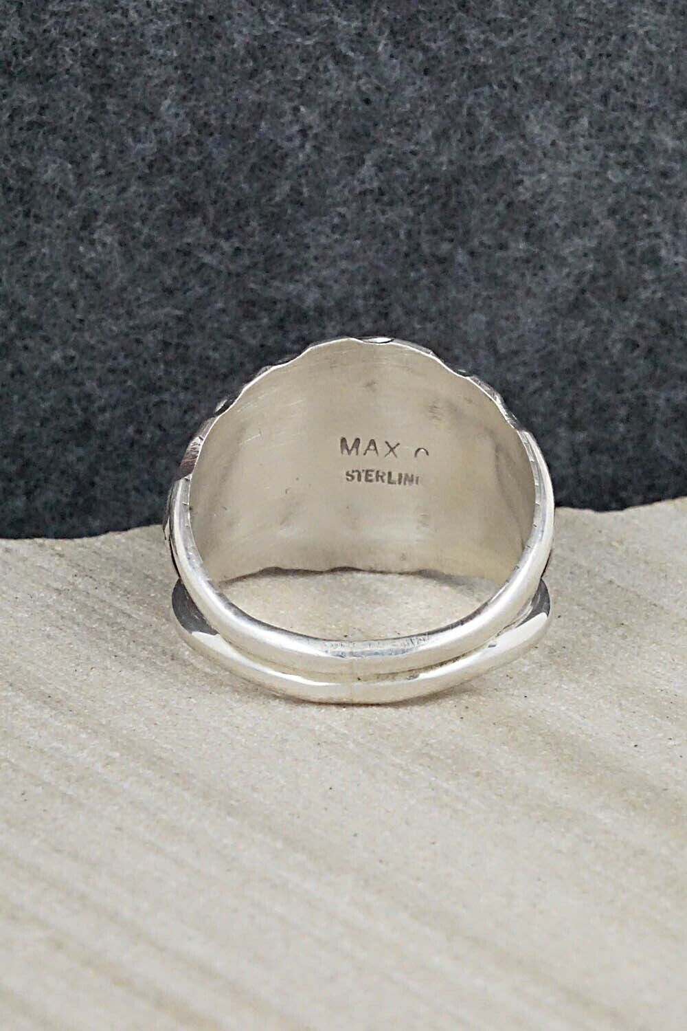 Onyx & Sterling Silver Ring - Max Calliditto - Size 13