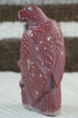 Eagle Zuni Fetish Carving - Derrick Kaamasee