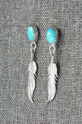 Turquoise & Sterling Silver Earrings - Sharon McCarthy