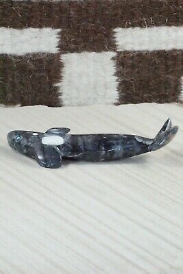 Whale Zuni Fetish Carving - Todd Etsate