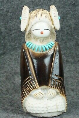 Corn Maiden Zuni Fetish Carving - Claudia Peina
