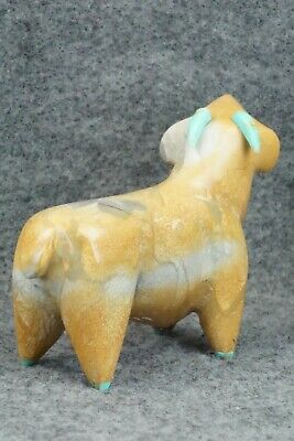 Goat Zuni Fetish Carving - Enrike Leekya