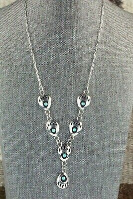Turquoise & Sterling Silver Necklace - Leta Parker