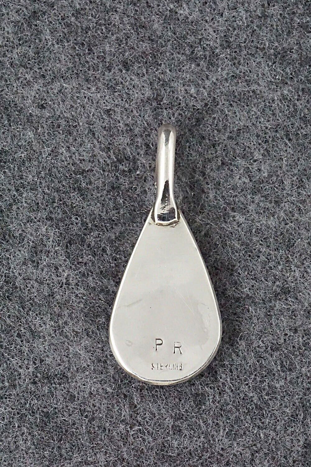 Coral & Sterling Silver Pendant - Priscilla Reeder