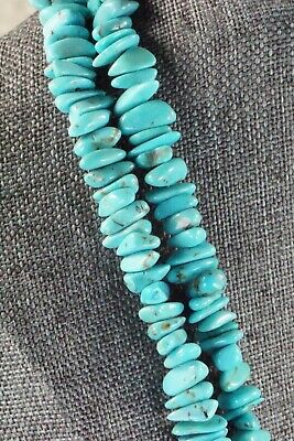 Turquoise & Sterling Silver Necklace - Navajo