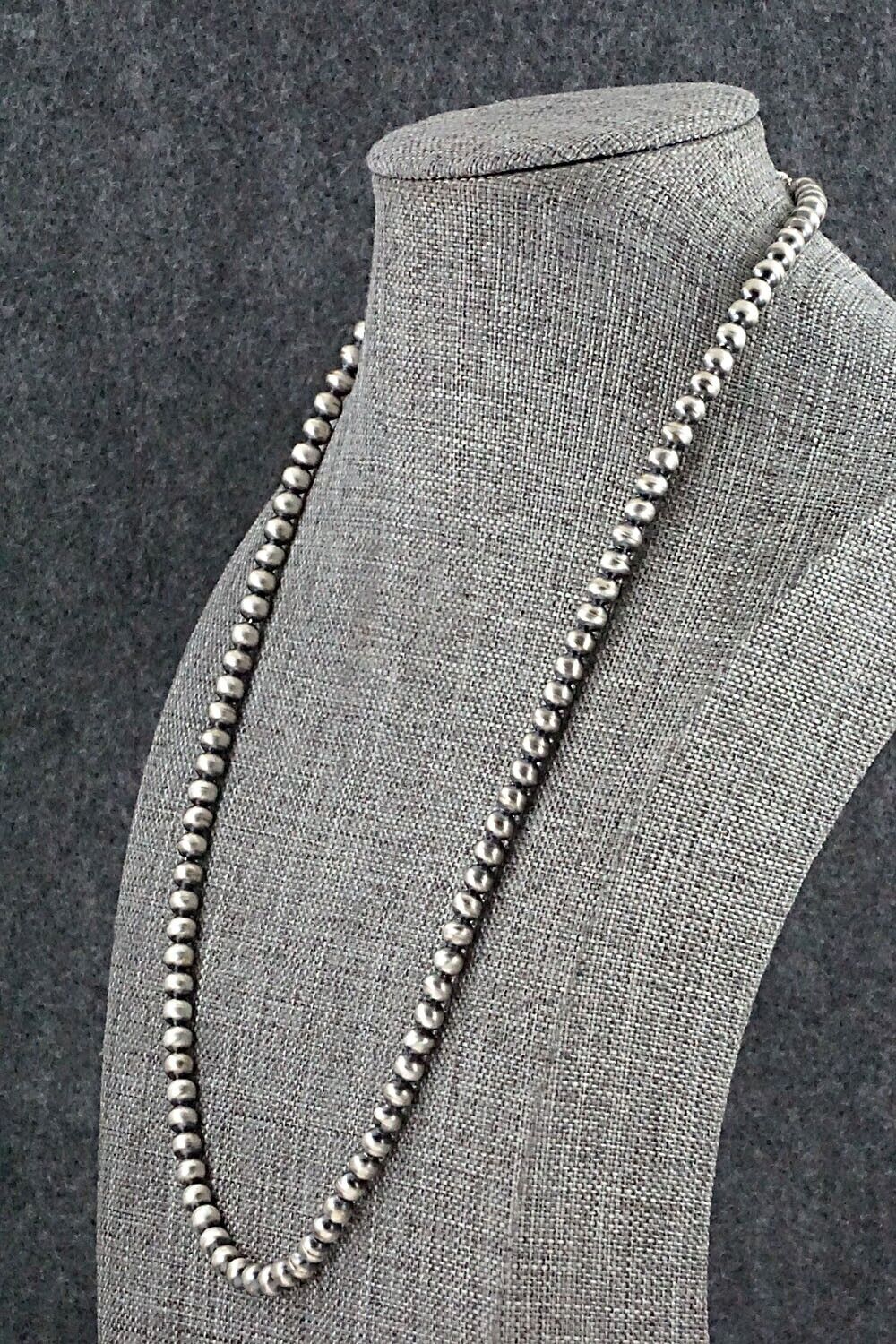Sterling Silver Navajo Pearl Necklace - Jan Mariano